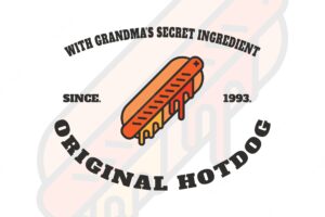 Hot dog logo