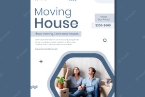 House moving service print template