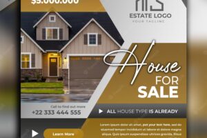 House for sale social media post template