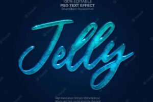 Jelly text effect