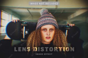 Lens distortion image effect