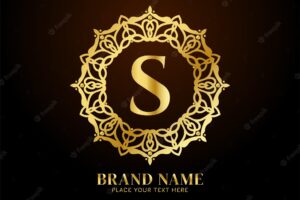 Letter s luxury brand logo concept design vector