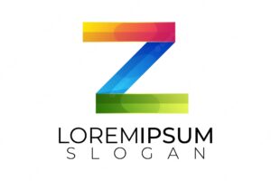 Letter z colorful logo