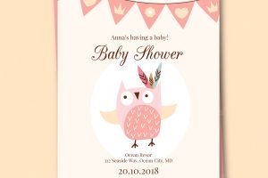 Lovely  baby shower design