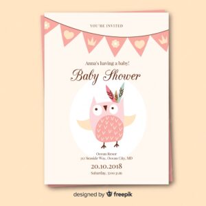 Lovely  baby shower design