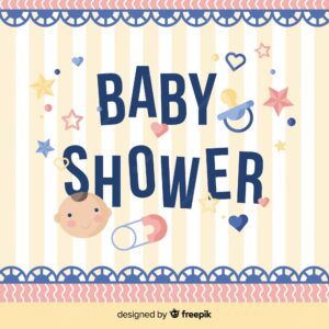 Lovely baby shower design