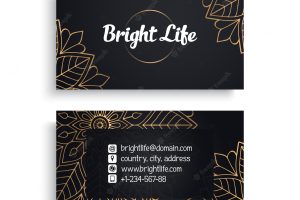 Luxury business card  design
