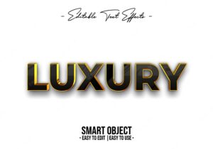 Luxury-text-style-effect