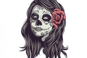 Mexican skull design