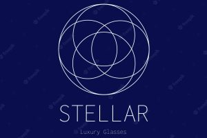 Minimalist circle luxury logo