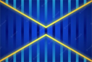 Modern blue line background with gold light