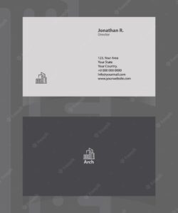 Modern business card template free vector business card