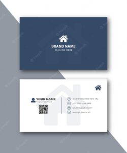 Modern and clean professional business card template