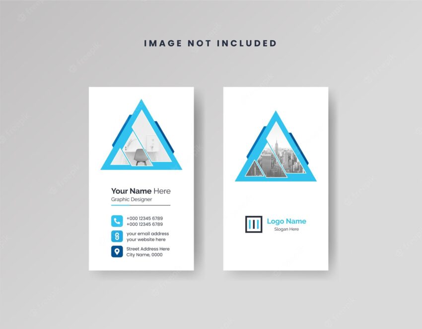Modern creative and clean business card design template