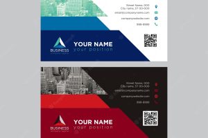 Modern professional business card pack