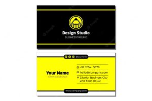 Modern and professional business card template