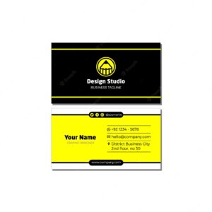 Modern and professional business card template