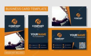 Modern professional business card template