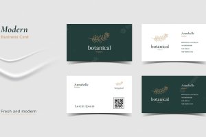 Modern professional business card template