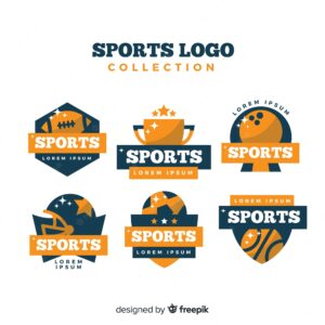 Modern sport logo collection