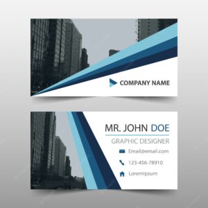 Modern style business card