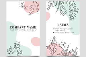 Nature business card design