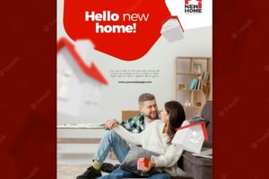 New home flyer template
