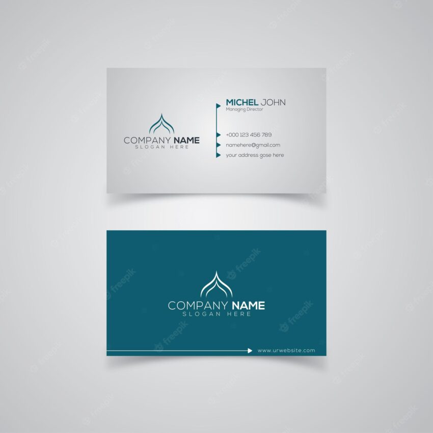 Professional modern business card design