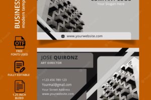 Real estate business card templates