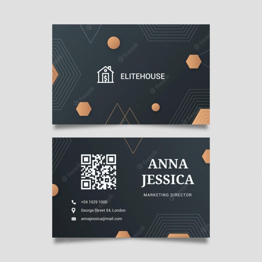 Real estate double-sided business card