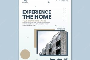Real estate dream home flyer template