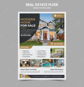 Real estate flyer