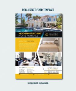 Real estate home business flyer