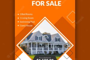 Real estate house property instagram and facebook story template