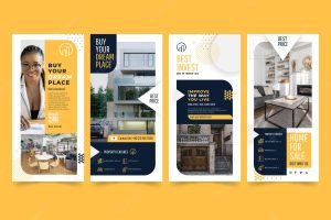 Real estate instagram stories collection