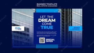 Real estate special offer banner template