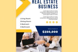 Real estate vertical flyer