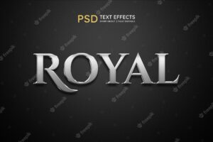 Royal text style effect