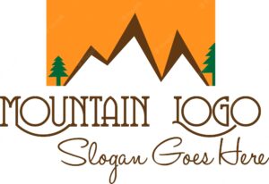 Sample logo design ,mountain, best for travellers, camping