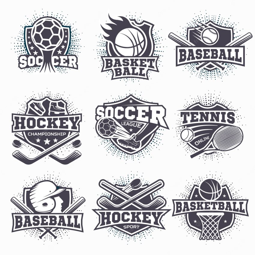Set of sport logos