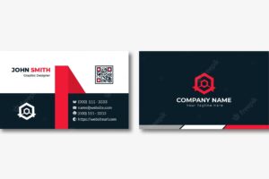 Simple modern and  creative minimal business card design template