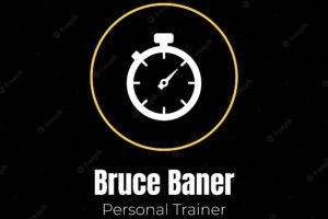 Simple personal trainer logo