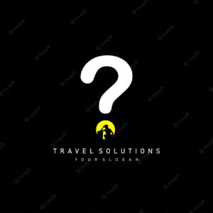 Simple travel logo ideas design