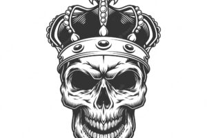 Skull in the crown