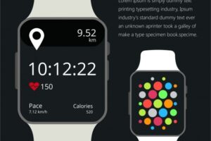 Smart watch with applications