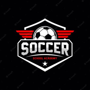 Soccer logo premium vector premium vector