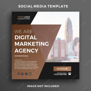 Social media template instagram poste