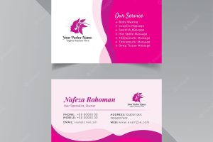 Spa business card