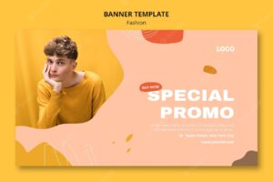 Special sale male fashion banner template