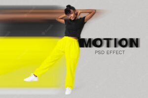 Speed motion psd effect easy-to-use photoshop add on